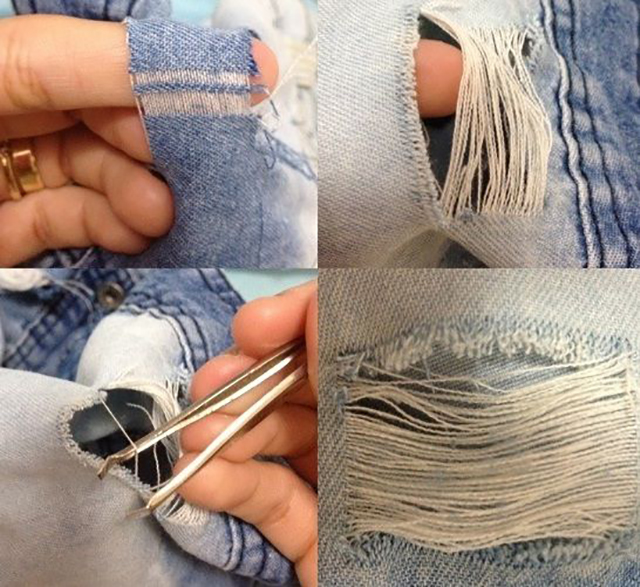 calça jeans customizada com croche