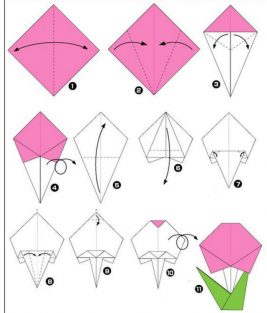 Modelos de Flor de Origami para Você Aprender a Fazer Revista Artesanato