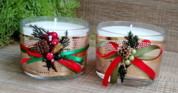 Decoração Natalina: 24 Ideias de Arranjo de Velas para o Natal