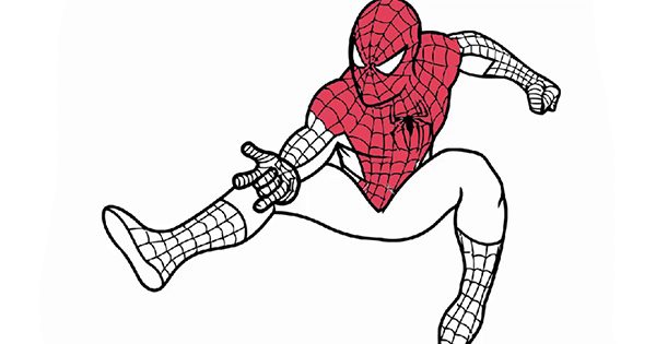 Desenhos de Spider Man ou Spiderman para colorir, jogos de pintar e imprimir