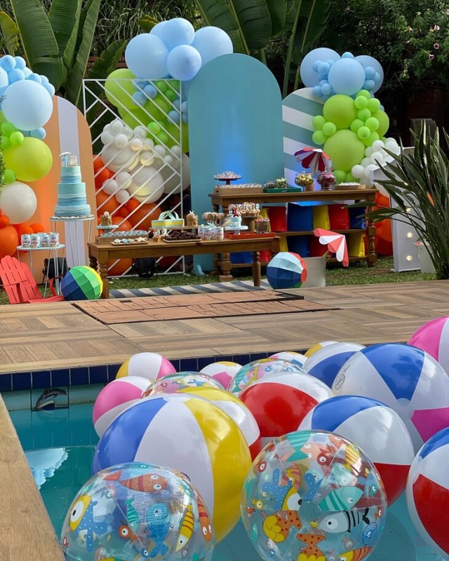 Decoracao Pool Party