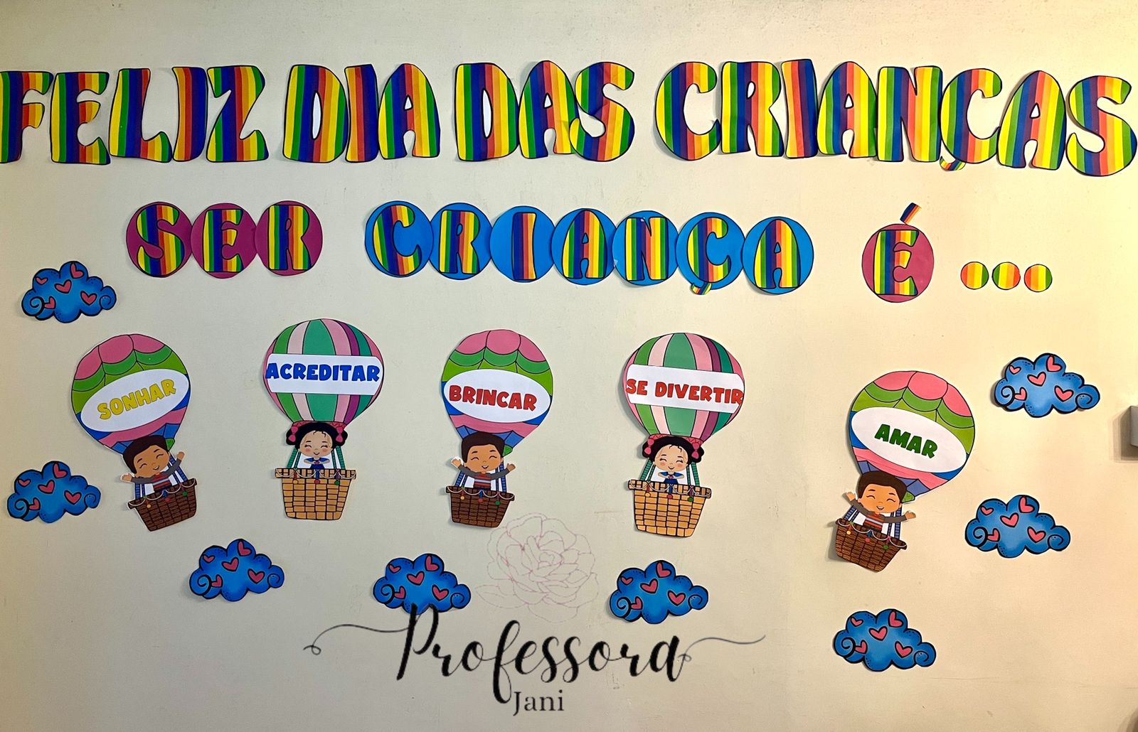 Mural Dia Das Crian As Para Educa O Infantil Ideias F Ceis E Criativas Revista Artesanato