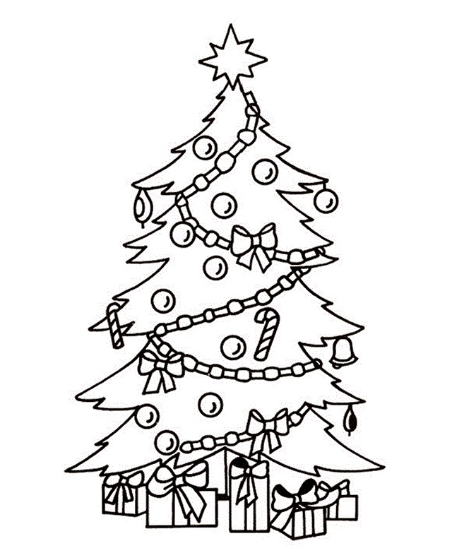 36 Desenho Natal, Árvore de Natal para Colorir e Imprimir - Colorir Tudo
