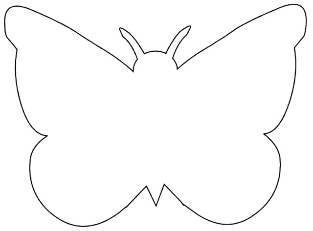 molde de borboleta grande