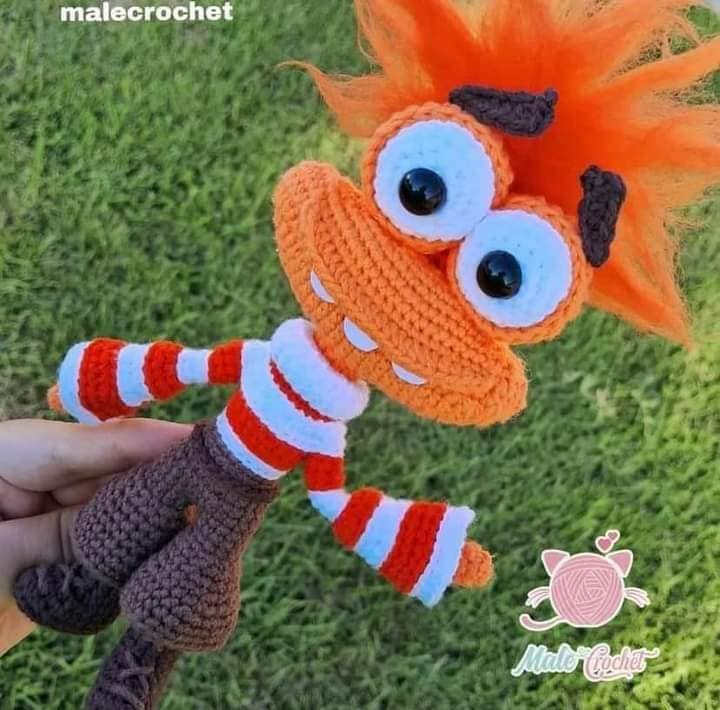 amigurumi divertidamente ansiedade