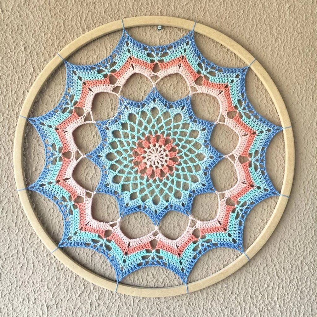 ideias mandalas de crochê