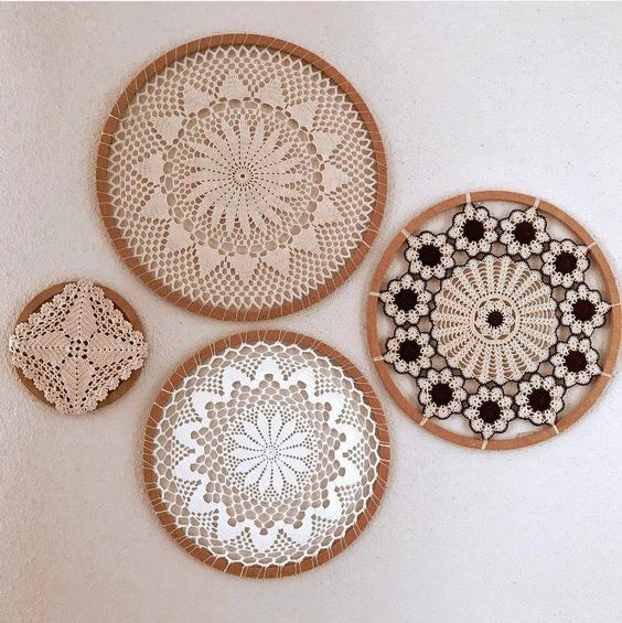 mini mandala de croche