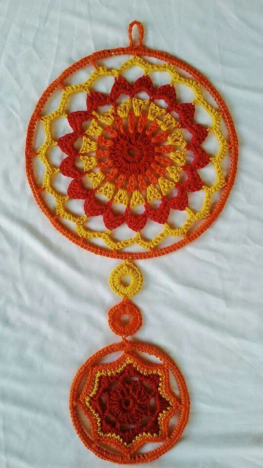 mandala de croche receita