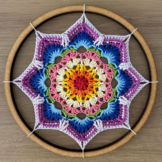 mandala de croche grande