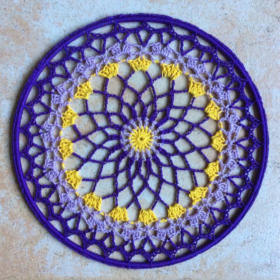 mandala de croche modelo