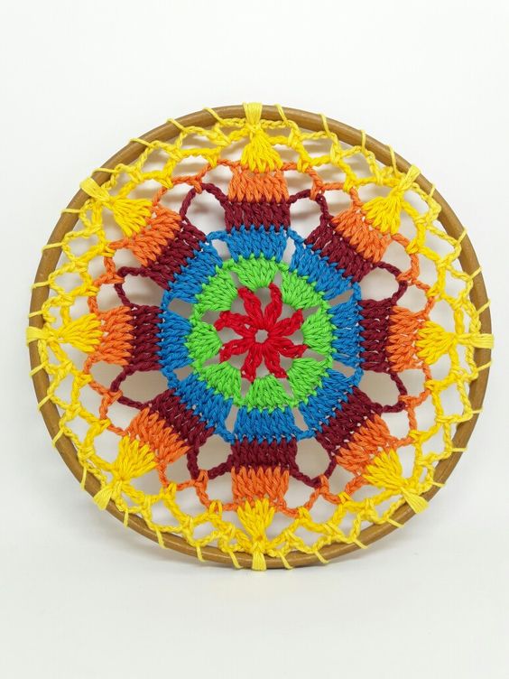 modelo mandala de croche