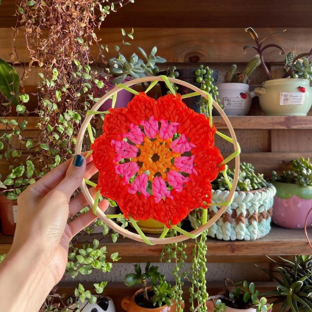 mandala de croche como fazer