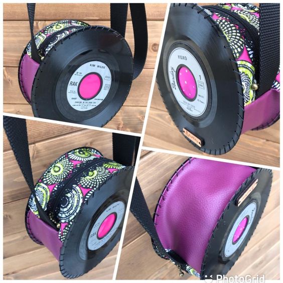 bolsa disco de vinil