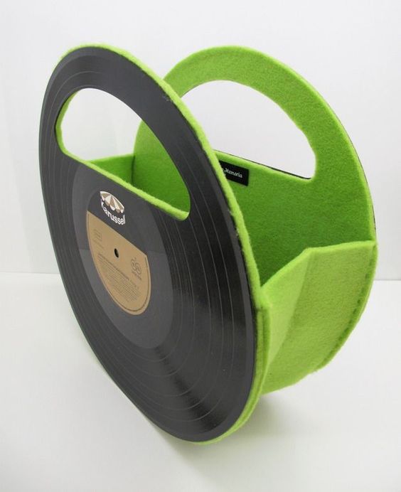 bolsa disco de vinil