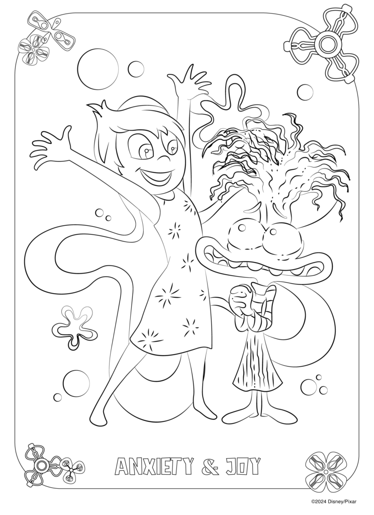 inside out 2 coloring pages