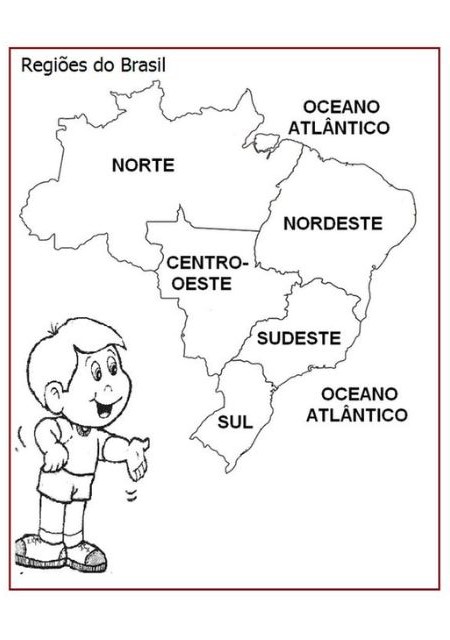 mapa do brasil educacao infantil