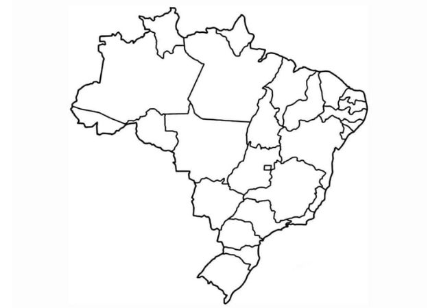 mapa do brasil para imprimir