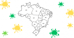 Mapa do Brasil para Colorir: 25 Modelos para Imprimir Grátis