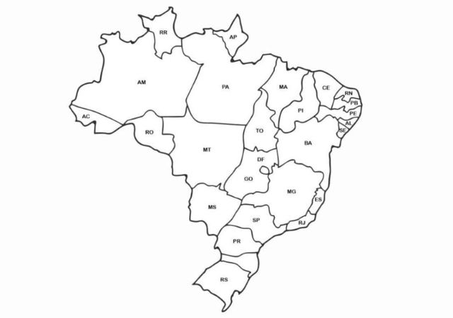 mapa do brasil preto e branco