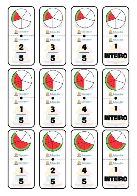 dominó infantil para imprimir