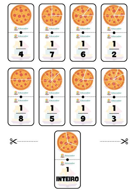 jogo de dominó infantil para imprimir