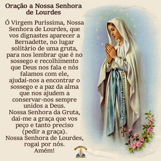 Mensagem de Nossa Senhora para hoje