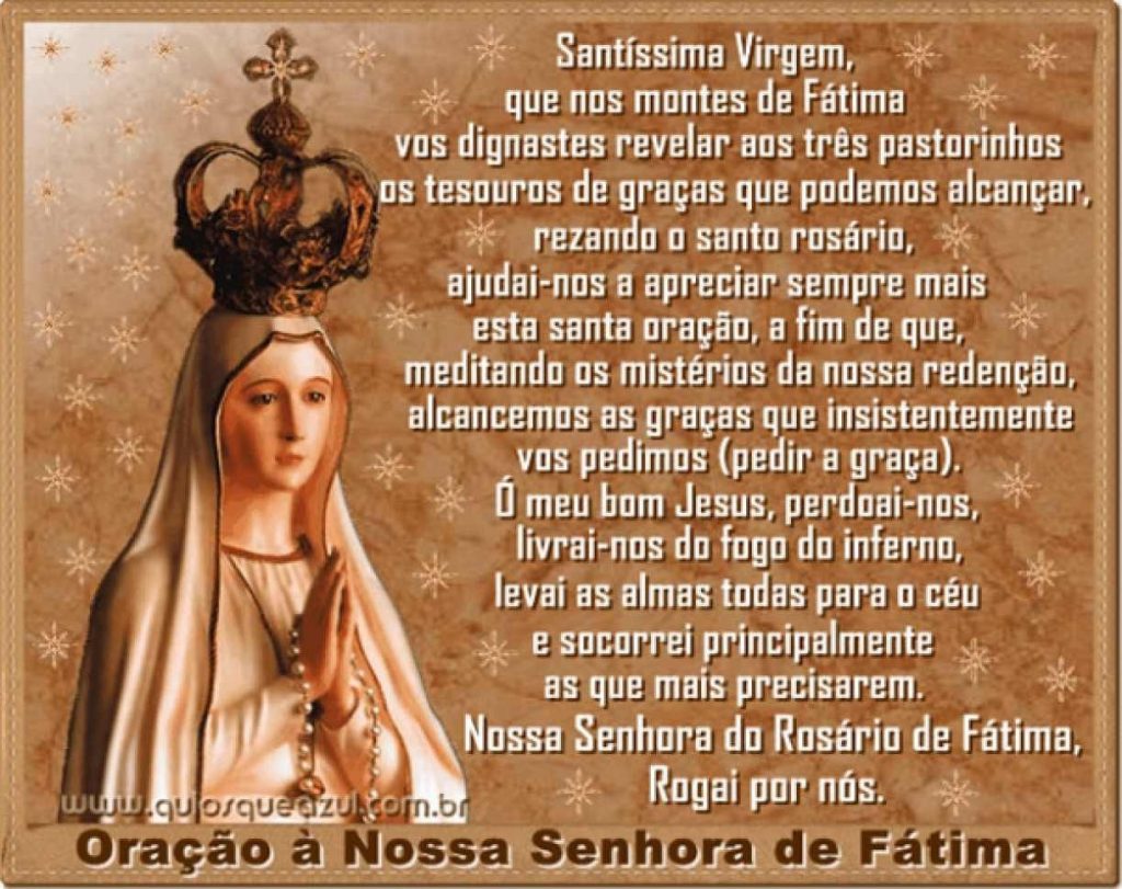 oração nossa senhora