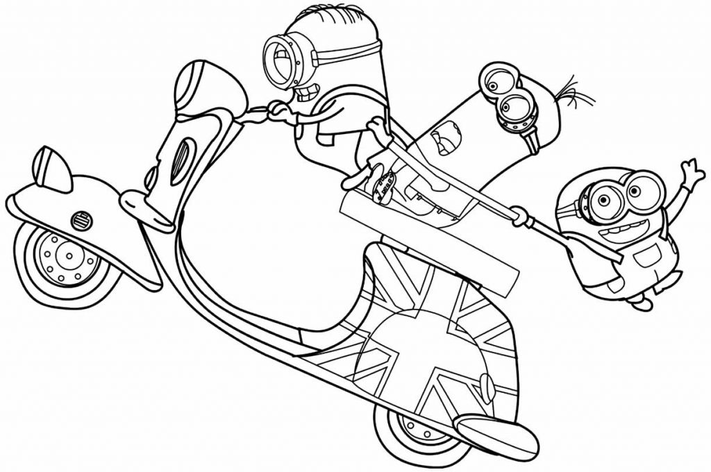 minions coloring pages