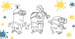 Minions para Colorir: 50 Desenhos para Imprimir Grátis