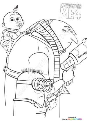 desenho minions meu malvado favorito 4