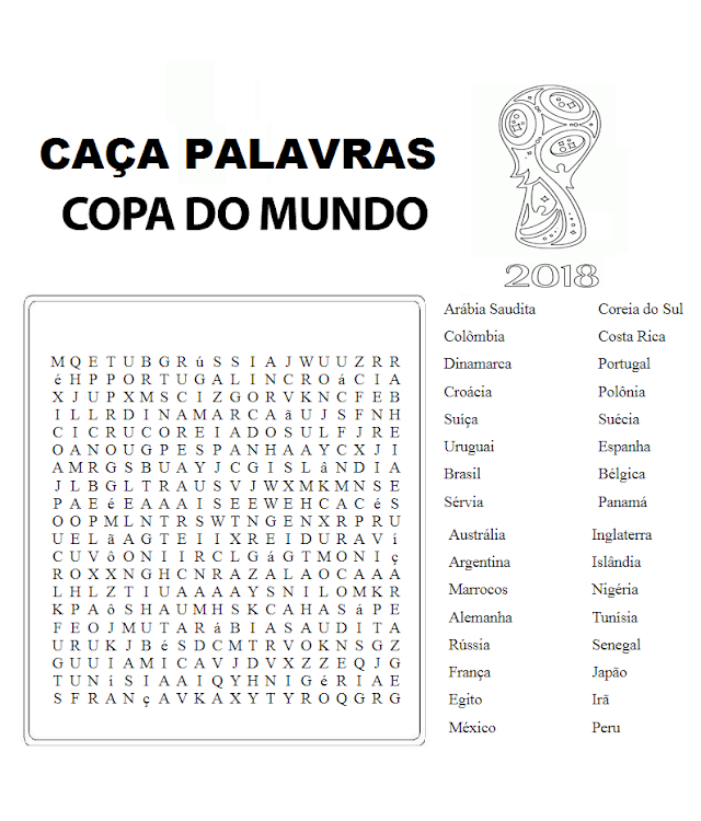 caça palavras esportes