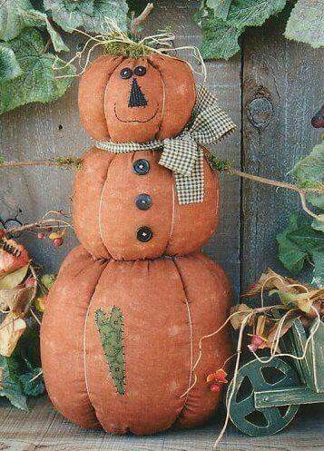 abóbora de tecido para halloween