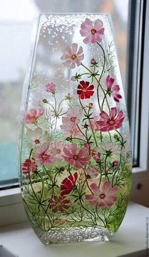 decoupage em vidro