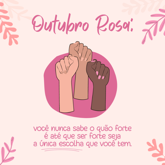 frase sobre outubro rosa