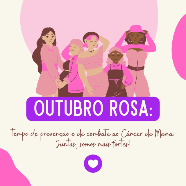 frases curtas outubro rosa