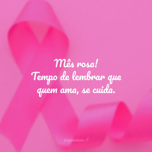 outubro rosa frases